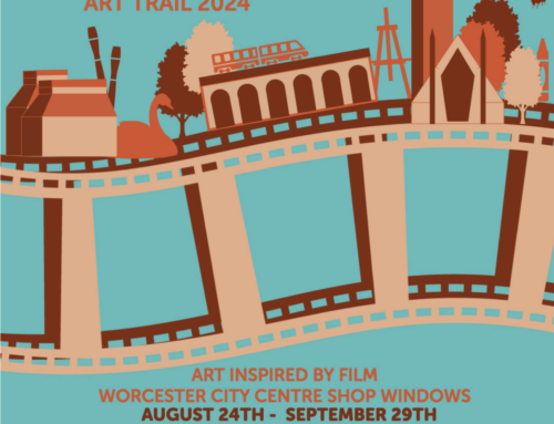 Worcester Film Festival x Artists Clubhouse launch ‘Lights, Camera… Paint’ 2024, a movie mash-up themed art trail by local artists!